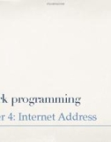 Lecture Network programming - Chapter 4: Internet Address (Tran Thi Ha Trang)