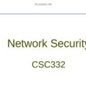 Lecture Network security: Chapter 1 - Dr. Munam Ali Shah