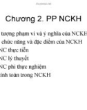 Bài giảng Phương pháp nghiên cứu khoa học: Chương 2 - Nguyễn Khánh Hoàng