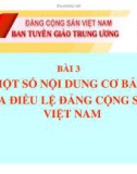 TẬP BÀI GIẢNG DÀNH CHO HỌC VIÊN LỚP BỒI DƯỠNG KẾT NẠP ĐẢNG - BÀI 3