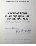 Hướng dẫn hoạt động khám phá khoa học cho trẻ mầm non: Phần 1