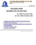 Kỹ thuật nghiên cứu xã hội học