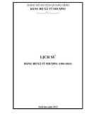 Ebook Lịch sử Đảng bộ xã Vĩ Thượng (1945-2015)