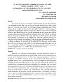 Các yếu tố ảnh hưởng tới khả năng di cư việc làm của hộ gia đình tại Việt Nam