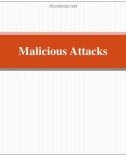 Lecture On safety and security of information systems: Malicious attacks