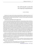 Mấy vấn đề ruộng đất và an sinh xã hội đối với người già ở nông thôn hiện nay - Dương Chí Thiện