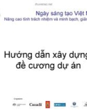 Bài giảng Hướng dẫn xây dựng đề cương dự án