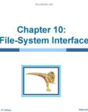 Lecture Operating system concepts: Chapter 10