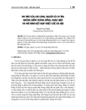 Vai trò của già làng, người có uy tín: Những điểm tương đồng, khác biệt và mô hình kết hợp thiết chế xã hội