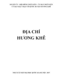 Ebook Địa chí Hương Khê: Phần 1