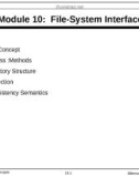 Lecture Operating system concepts (Fifth edition): Module 10 - Avi Silberschatz, Peter Galvin