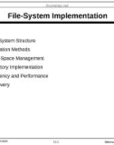 Lecture Operating system concepts (Fifth edition): Module 11 - Avi Silberschatz, Peter Galvin