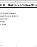 Lecture Operating system concepts (Fifth edition): Module 16 - Avi Silberschatz, Peter Galvin