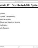 Lecture Operating system concepts (Fifth edition): Module 17 - Avi Silberschatz, Peter Galvin