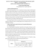 Quản lý chất lượng đào tạo tại Trung tâm Giáo dục Quốc phòng - An ninh, Đại học Quốc gia Hà Nội trong bối cảnh hiện nay