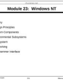 Lecture Operating system concepts (Fifth edition): Module 23 - Avi Silberschatz, Peter Galvin