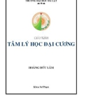 Giáo trình Tâm lý học đại cương: Phần 1