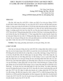 Thực trạng và giải pháp nâng cao nhận thức của phụ huynh về giáo dục an toàn giao thông cho học sinh