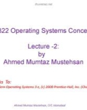 Lecture Operating system concepts - Lecture 2