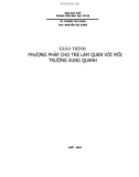 Giáo trình Phương pháp cho trẻ làm quen với môi trường xung quanh: Phần 1 - ĐH Huế