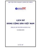 Giáo trình về môn: Lịch sử Đảng Cộng Sản Việt Nam