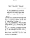 Quản lý công tác giáo vụ theo hướng nâng cao chất lượng đào tạo tại trung tâm đào tạo từ xa – Đại học Huế