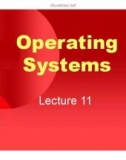 Lecture Operating systems: Lesson 11 - Dr. Syed Mansoor Sarwar