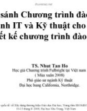 Bài thuyết trình: Đối sánh chương trình đào tạo ngành IT và kỹ thuật cho việc thiết kế chương trình đào tạo