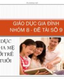 Giáo dục gia đình - Giáo dục của cha mẹ đối với trẻ 13 - 18 tuổi