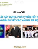 Bài giảng về Đường lối xây dựng, phát triển nền văn hóa và giải quyết các vấn đề xã hội