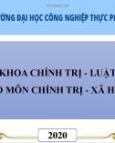 Bài giảng Lịch sử đảng cộng sản Việt Nam: Chương 1 - Trường ĐH Công nghiệp Thực phẩm TP.HCM