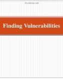 Lecture Penetration testing: Finding vulnerabilities