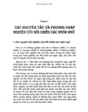 ngôn ngữ học đối chiếu - phần 2