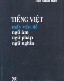 Vấn đề ngữ âm, ngữ pháp, ngữ nghĩa Tiếng Việt: Phần 1