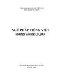 Những vấn đề lí luận về ngữ pháp tiếng Việt: Phần 1