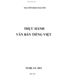 Giáo trình Thực hành văn bản Tiếng Việt (Phần 1) - TS. Nguyễn Hoài Nguyên