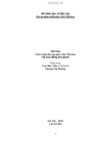 Học phần Văn học: Phương pháp dạy học tiếng Việt ở Tiểu học Tiếng Việt-Văn học