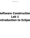 Lecture Software construction - Lab 1: Introduction to Eclipse