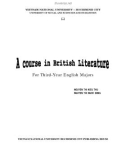 Giáo trình Văn học Anh (dành cho sinh viên năm thứ ba chuyên ngành Ngữ văn Anh): Phần 1 - Nguyễn Thị Kiều Thu, Nguyễn Thị Ngọc Dung