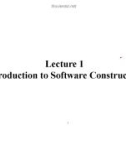 Lecture Software construction - Lecture 10: Frameworks