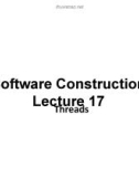 Lecture Software construction - Lecture 17: Threads