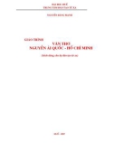 Giáo trình Văn thơ Nguyễn Ái Quốc - Hồ Chí Minh: Phần 1 - Nguyễn Đăng Mạnh