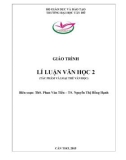 Giáo trình Lí luận văn học 2 (Tác phẩm và loại thể văn học) - Đại học Tây Đô