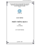 Giáo trình Phiên thông dịch 2 - CĐ Kinh tế - Kỹ thuật TP. Hồ Chí Minh