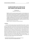 Tư liệu Hán Nôm tại các di tích lịch sử thờ Lý Nam Đế, huyện Hoài Đức, Hà Nội