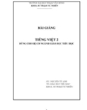 Bài giảng tiếng Việt 2 - ĐH Phạm Văn Đồng