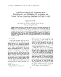 Một số nội dung cần đổi mới trong quản lý hoạt động đào tạo - bồi dưỡng đội ngũ giảng viên Trường Đại học Ngoại ngữ, Đại học Quốc gia Hà Nội