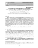 Các yếu tố ảnh hưởng đến hiệu quả hoạt động câu lạc bộ sinh viên tại trường Đại học Sư phạm Hà Nội 2