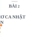 Bài giảng Văn học Nhật Bản: Bài 2 - Thơ ca Nhật Bản