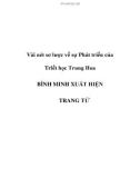 Vài nét sơ lược về sự Phát triển của Triết học Trung Hoa - Phần 10